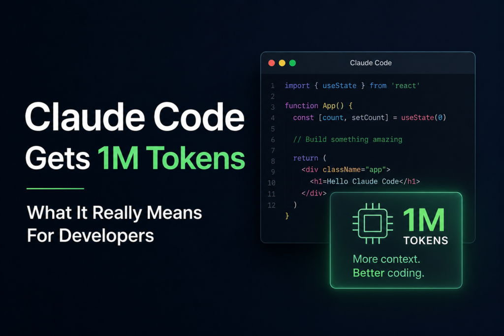 Claude Code’s 1M Token Context Window: What It Means For Developers
