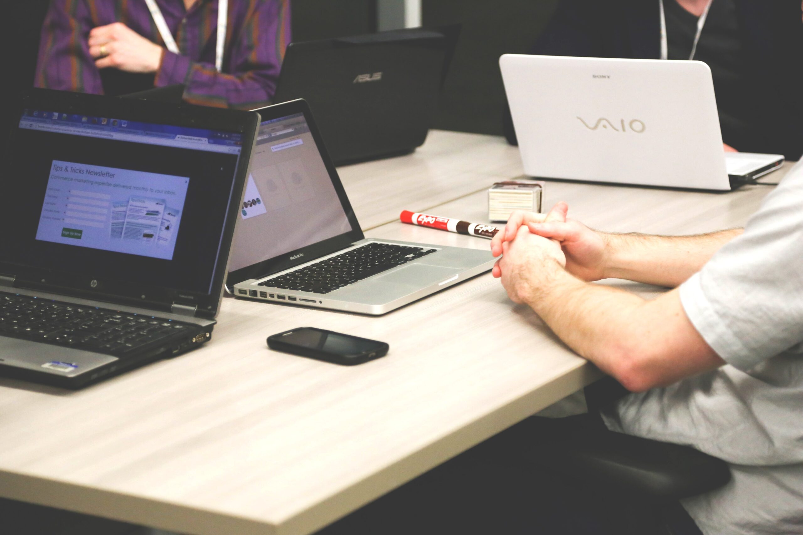 Marketing workflow and digital strategy workspace