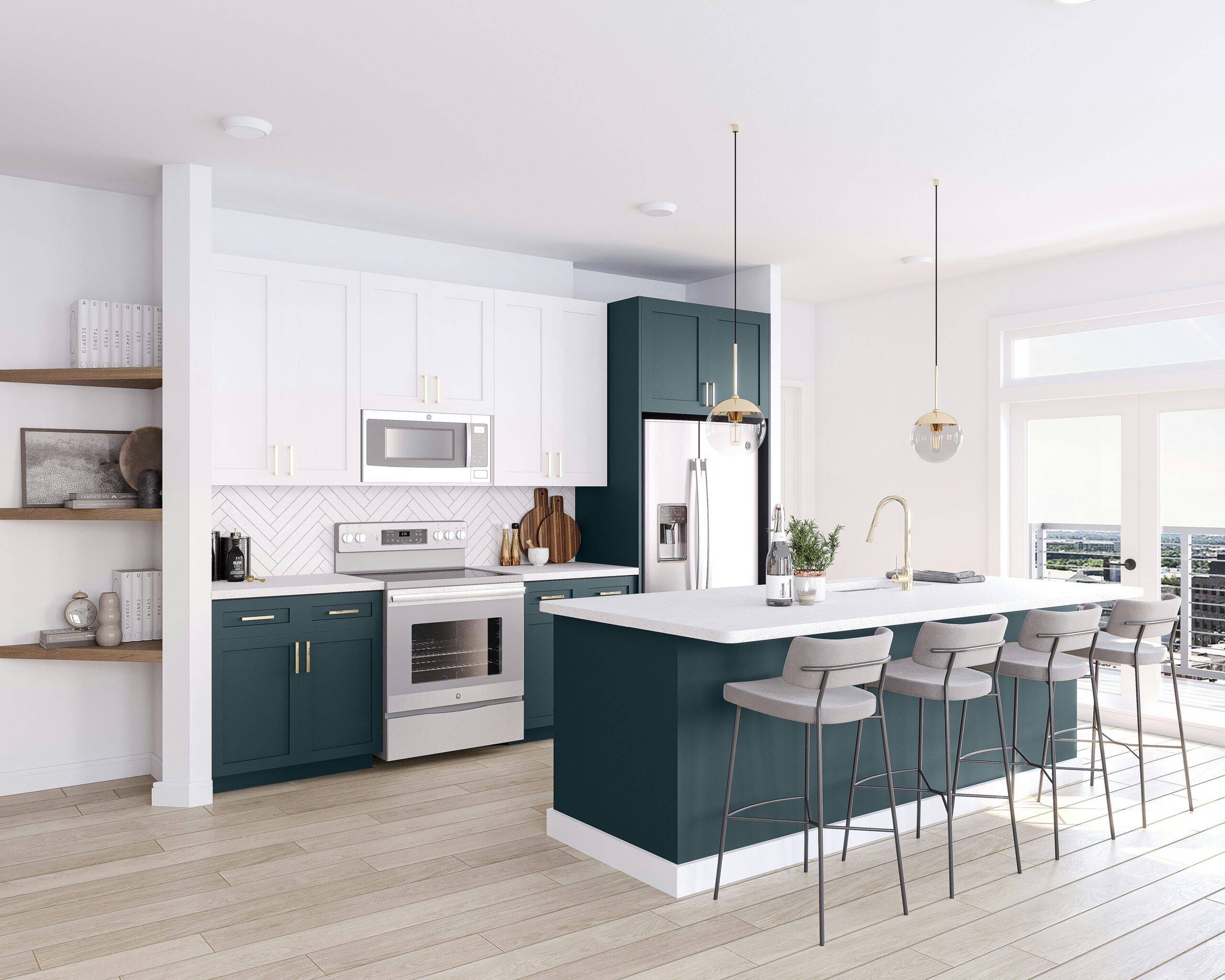 Stone countertop material example