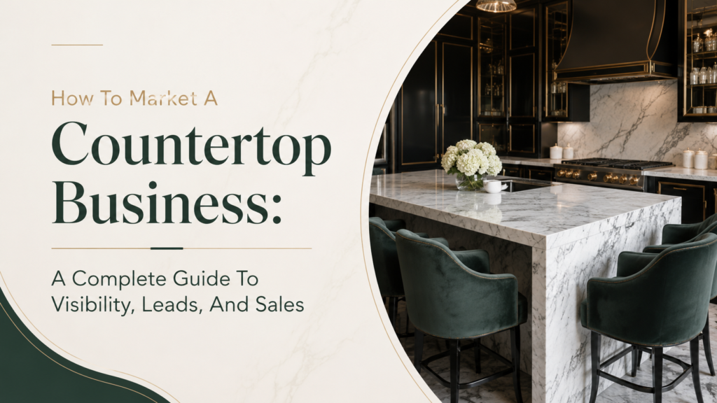 Marketing A Countertop Business: A Complete Guide To Visibility, Leads, And Sales