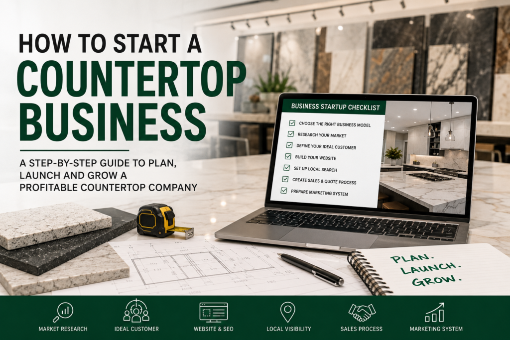 how to start a countertop fabrication business How to start a countertop business countertop business startup stone fabrication business start a stone fabrication business countertop fabrication shop countertop business plan countertop business marketing