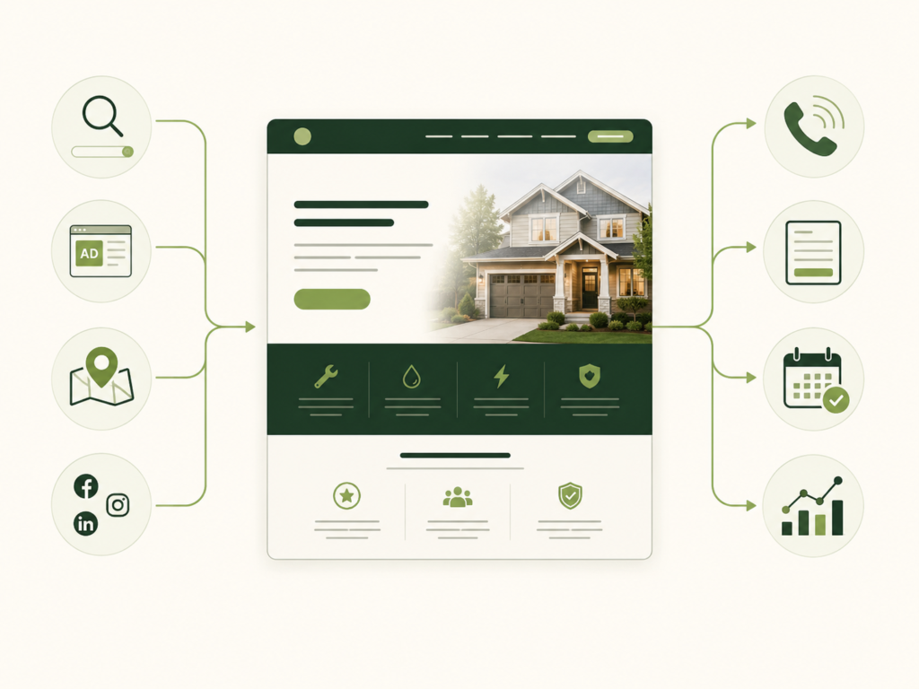 The Website Should Connect Traffic To Real Leads Before You Spend More