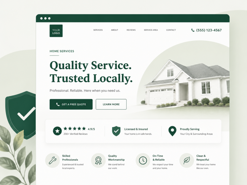 Website Design For Home Service Businesses: Your Website Is Where Buyers Decide If You Are Worth Contacting