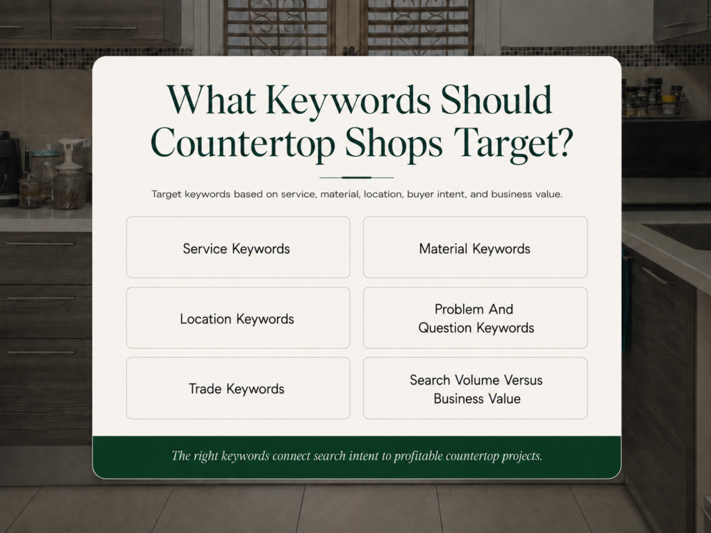 Search Engine Optimization For Countertop Shops: Is SEO Worth It For Countertop Shops?