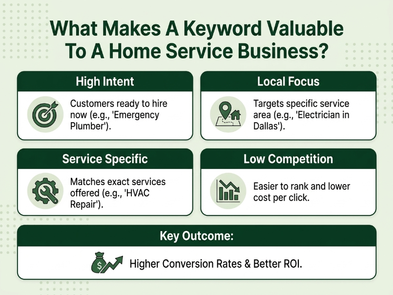 How To Choose The Right Keywords For A Home Service BusinessWhat Makes A Keyword Valuable To A Home Service Business?